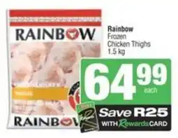 Spar Rainbow Frozen Chicken Thighs offer