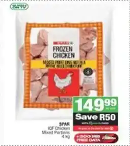 Spar SPAR IQF Chicken Mixed Portions offer