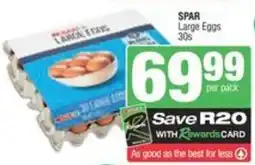 Spar SPAR Large Eggs offer