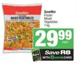 Spar SaveMor Frozen Mixed Vegetables offer