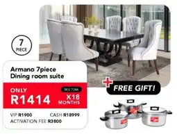 Astra Furnishers Armano Dining room suite offer