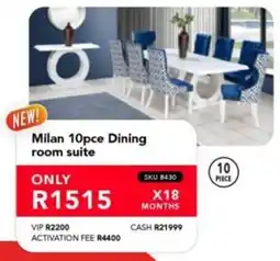 Astra Furnishers Milan Dining room suite offer