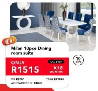 Astra Furnishers Milan Dining room suite offer