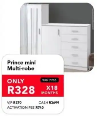 Astra Furnishers Prince mini Multi-robe offer