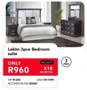 Astra Furnishers Lekim Bedroom suite offer