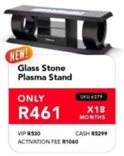 Astra Furnishers Glass Stone Plasma Stand offer