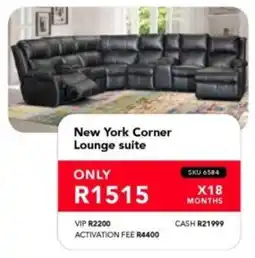 Astra Furnishers New York Corner Lounge suite offer