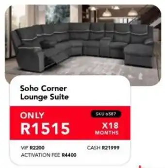 Astra Furnishers Soho Corner Lounge Suite offer