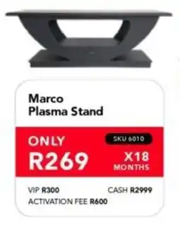 Astra Furnishers Marco Plasma Stand offer