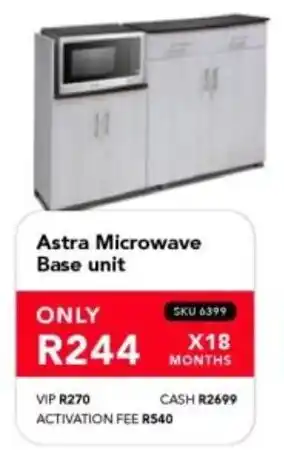 Astra Furnishers Astra Microwave Base unit offer
