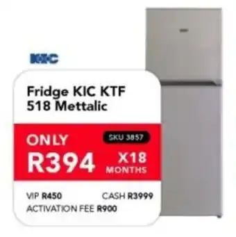 Astra Furnishers KIC Fridge KTF 518 Mettalic offer
