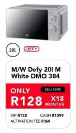Astra Furnishers DEFY M/W M White DMO 384 offer