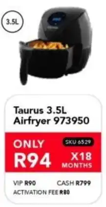 Astra Furnishers Taurus Airfryer offer