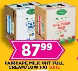 Goal Supermarket Faircape milk uht full cream/low fat offer