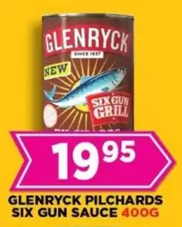 Goal Supermarket Glenryck pilchards six gun sauce offer