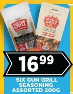 Goal Supermarket Six gun grill seasoning assorted offer