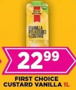 Goal Supermarket First choice custard vanilla offer