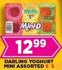 Goal Supermarket Darling yoghurt mini assorted offer