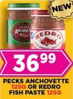 Pecks anchovette or redro fish paste