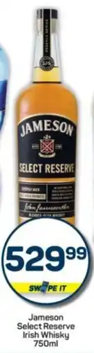 Pick n Pay Jameson Select Reserve Irish Whisky offer