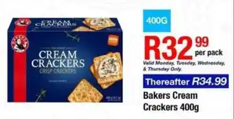 Take 'n Pay Bakers Cream Crackers offer