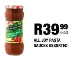 Take 'n Pay All joy pasta sauces assorted offer