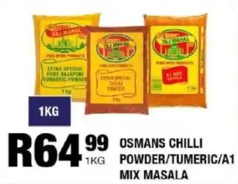 Take 'n Pay Osmans chilli powder/tumeric/a1 mix masala offer