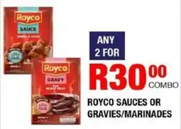 Take 'n Pay Royco sauces or gravies/marinades offer