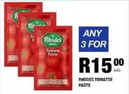 Take 'n Pay Rhodes tomatoe paste offer