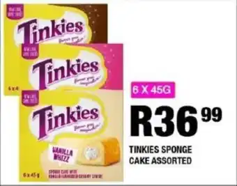 Take 'n Pay Tinkies sponge cake assorted offer