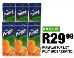 Take 'n Pay Parmalat purejoy fruit juice assorted offer