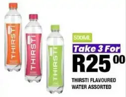 Take 'n Pay Thirsti flavoured water assorted offer