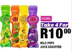 Take 'n Pay Wild pops juice assorted offer