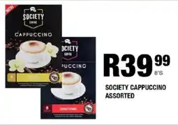Take 'n Pay Society cappuccino assorted offer