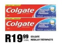 Take 'n Pay Colgate regular toothpaste offer