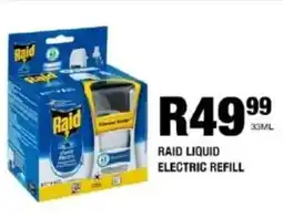 Take 'n Pay Raid liquid electric refill offer