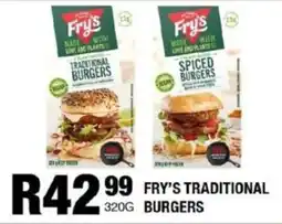 Take 'n Pay Fry's traditional burgers offer
