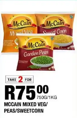 Take 'n Pay Mccain mixed veg/ peas/sweetcorn offer