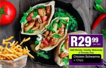 Take 'n Pay Chicken Schwarma + Chips offer
