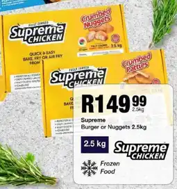 Take 'n Pay Supreme Burger or Nuggets offer