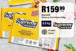 Take 'n Pay Supreme Strips or Schnitzels offer