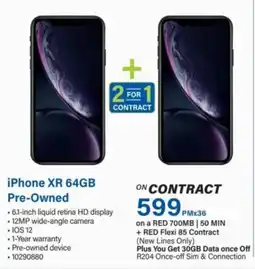 Incredible Connection iPhone XR 64GB Pre-Owned offer