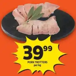 Shoprite Pork trotters offer