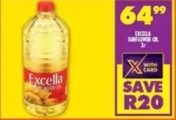Shoprite Excella sunflower oil offer
