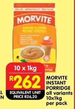 Shoprite MORVITE INSTANT PORRIDGE offer