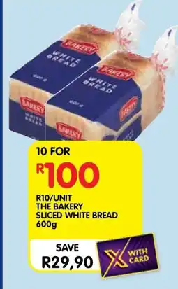 Shoprite THE BAKERY SLICED WHITE BREAD 600g offer