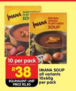 Shoprite IMANA SOUP offer