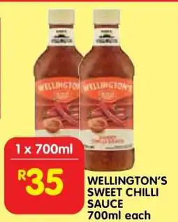 Shoprite Wellington's Sweet Chilli Sauce offer