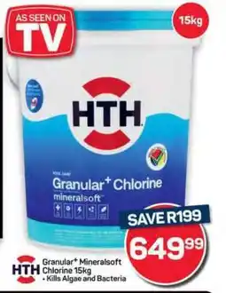 Pick n Pay Hypermarket HTH Granular+ Mineralsoft Chlorine 15kg offer