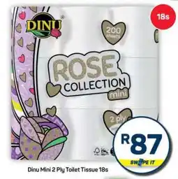 Pick n Pay Hypermarket Dinu Mini 2 Ply Toilet Tissue 18s offer
